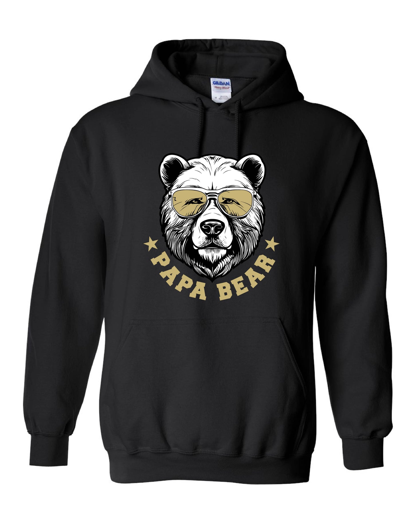 Custom Papa Bear Pullover Hoodie