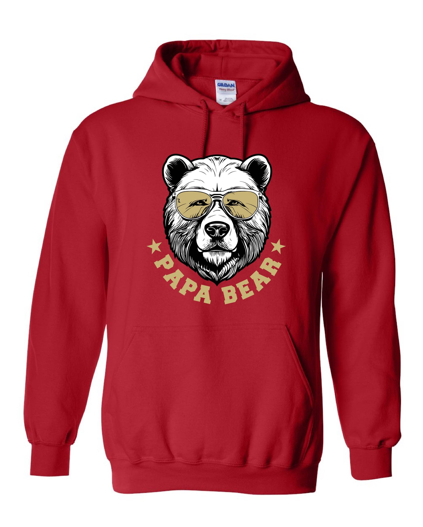 Custom Papa Bear Pullover Hoodie