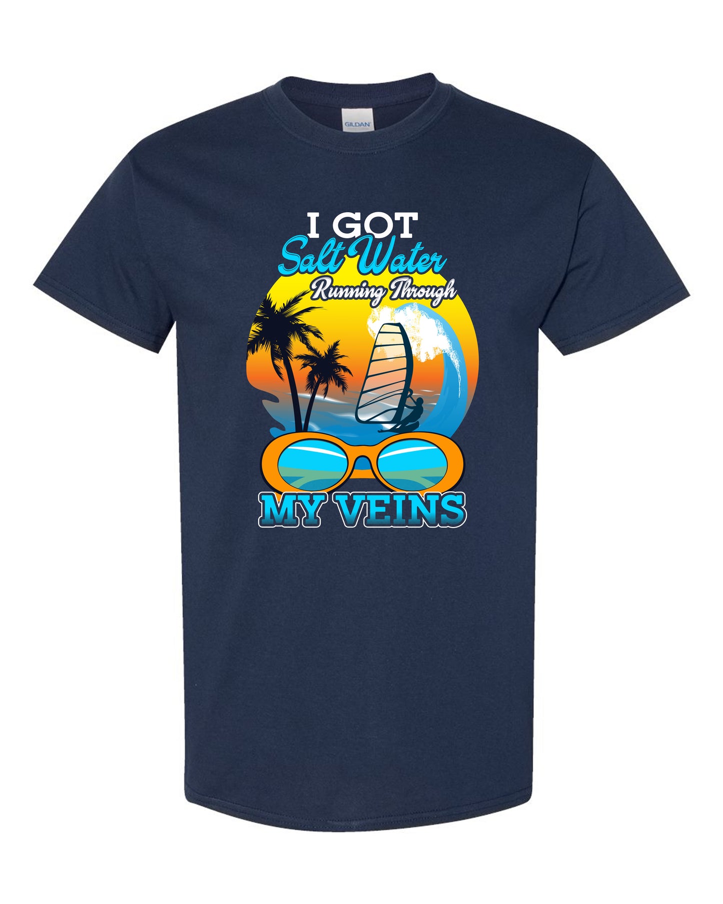 Custom Beach Short Sleeve T-Shirt