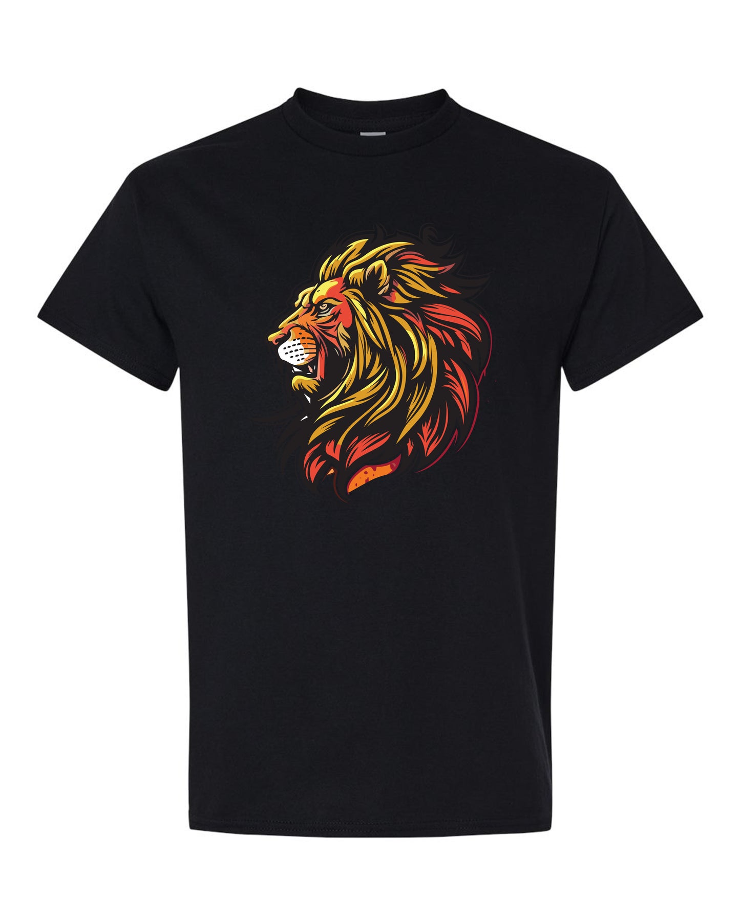 Custom Lion Short Sleeve T-Shirt